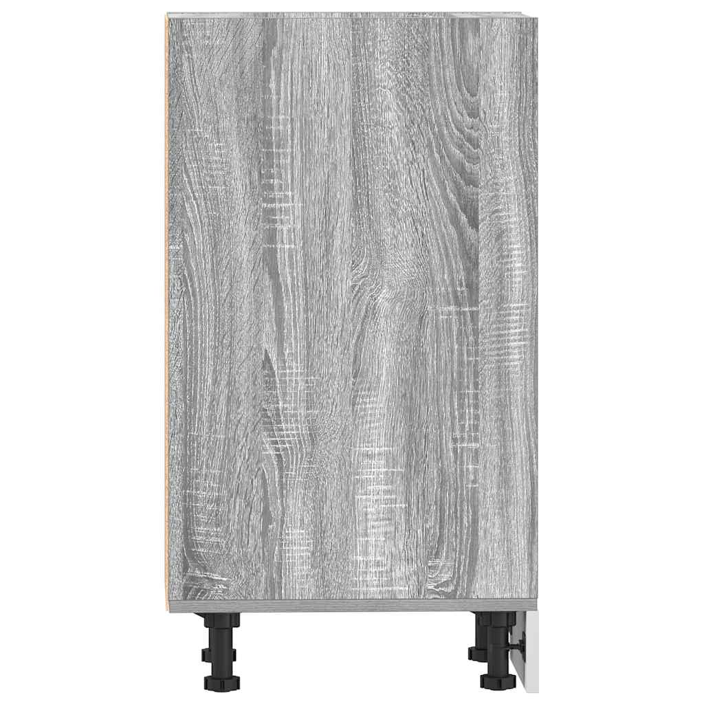 Armario bajo "Riga" Gris Sonoma 20x44,5x81,5 cm Madera de ingeniería