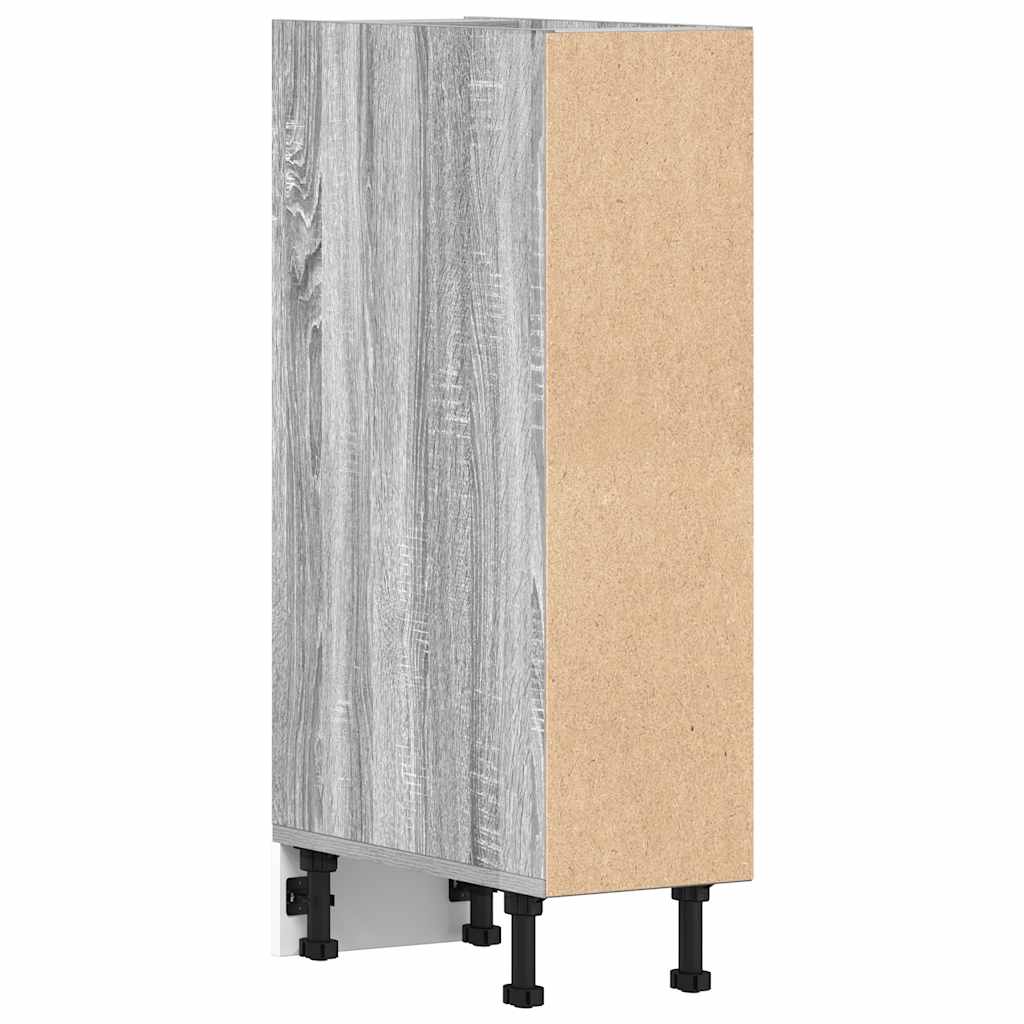 Armario bajo "Riga" Gris Sonoma 20x44,5x81,5 cm Madera de ingeniería