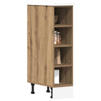 Armario bajo "Riga" Roble Artesano 20x44,5x81,5 cm Madera de ingeniería
