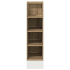 Armario bajo "Riga" Roble Artesano 20x44,5x81,5 cm Madera de ingeniería