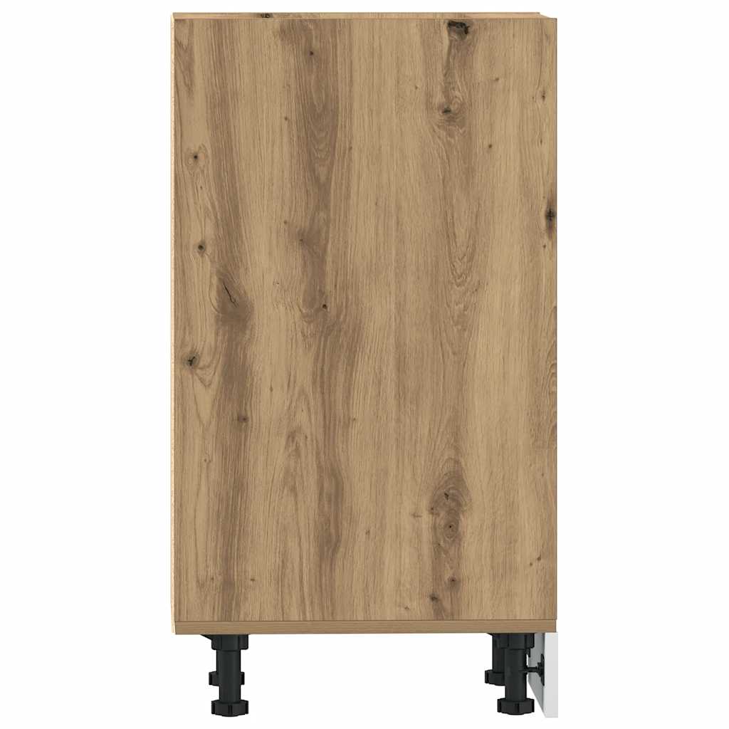 Armario bajo "Riga" Roble Artesano 20x44,5x81,5 cm Madera de ingeniería