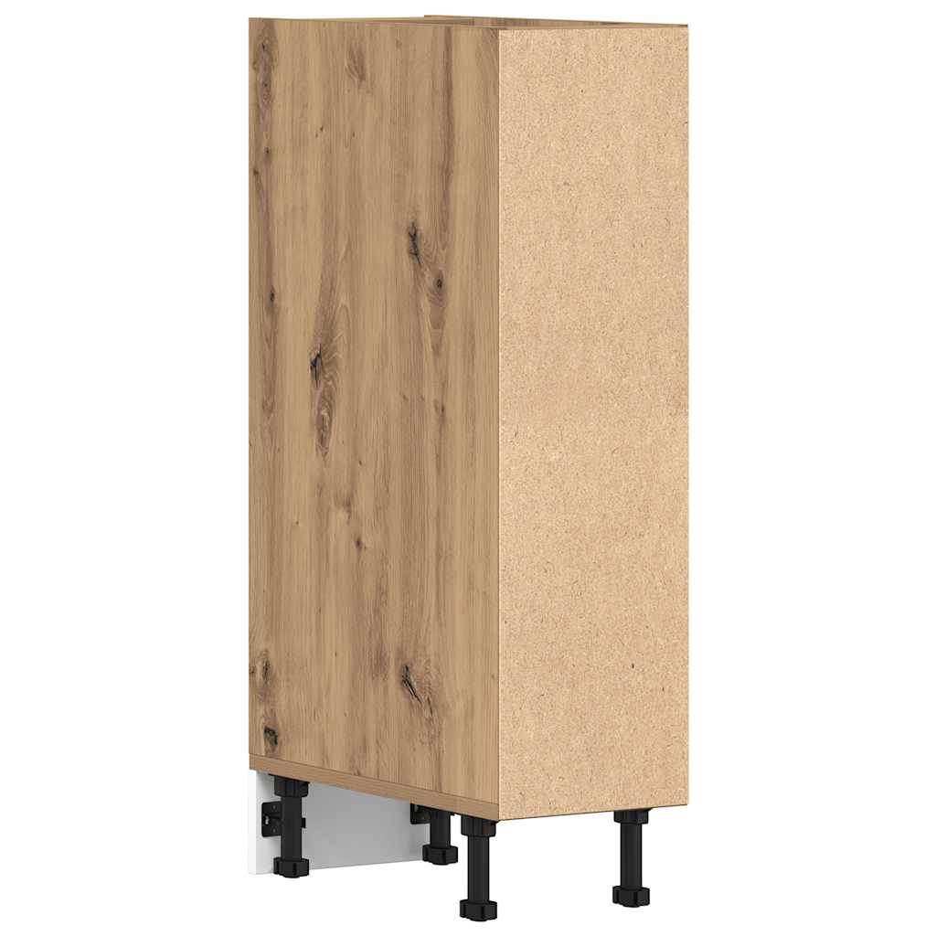 Armario bajo "Riga" Roble Artesano 20x44,5x81,5 cm Madera de ingeniería