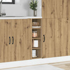 Armario bajo "Riga" Roble Artesano 20x44,5x81,5 cm Madera de ingeniería