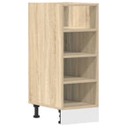 Armario bajo "Riga" Roble Sonoma 30x44,5x81,5 cm Madera de ingeniería
