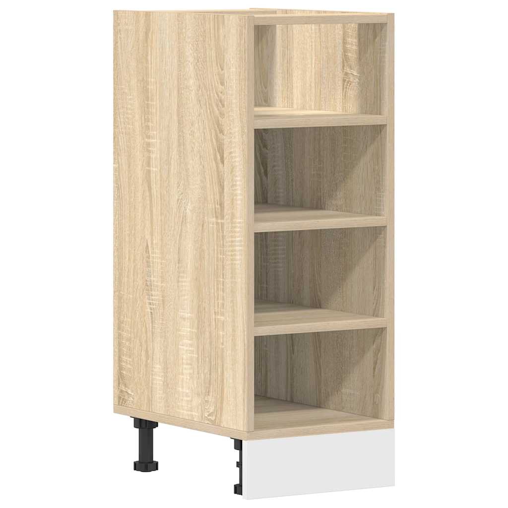 Armario bajo "Riga" Roble Sonoma 30x44,5x81,5 cm Madera de ingeniería