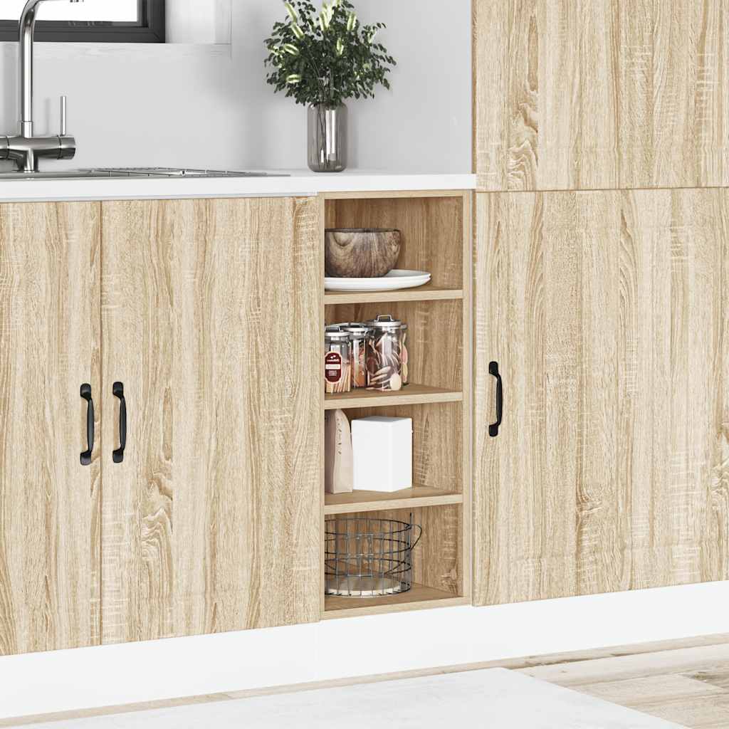 Armario bajo "Riga" Roble Sonoma 30x44,5x81,5 cm Madera de ingeniería