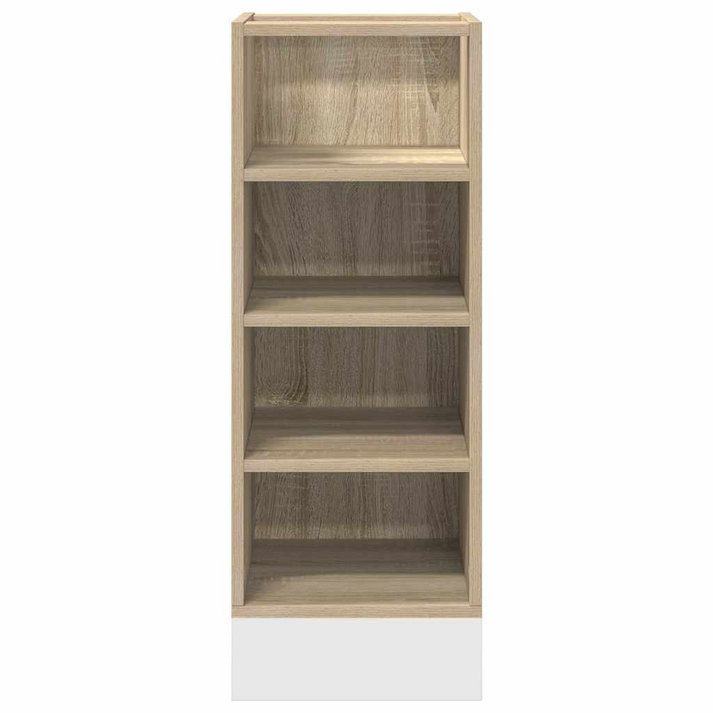Armario bajo "Riga" Roble Sonoma 30x44,5x81,5 cm Madera de ingeniería