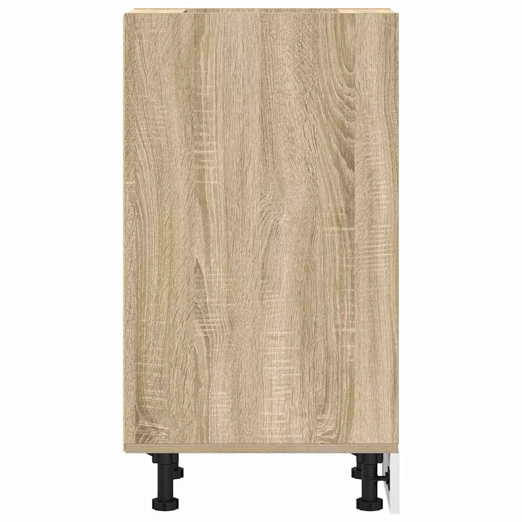 Armario bajo "Riga" Roble Sonoma 30x44,5x81,5 cm Madera de ingeniería