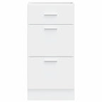 Armario bajo "Lyon" blanco 40x46x81,5 cm madera de ingeniería