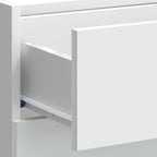 Armario bajo "Lyon" blanco 40x46x81,5 cm madera de ingeniería
