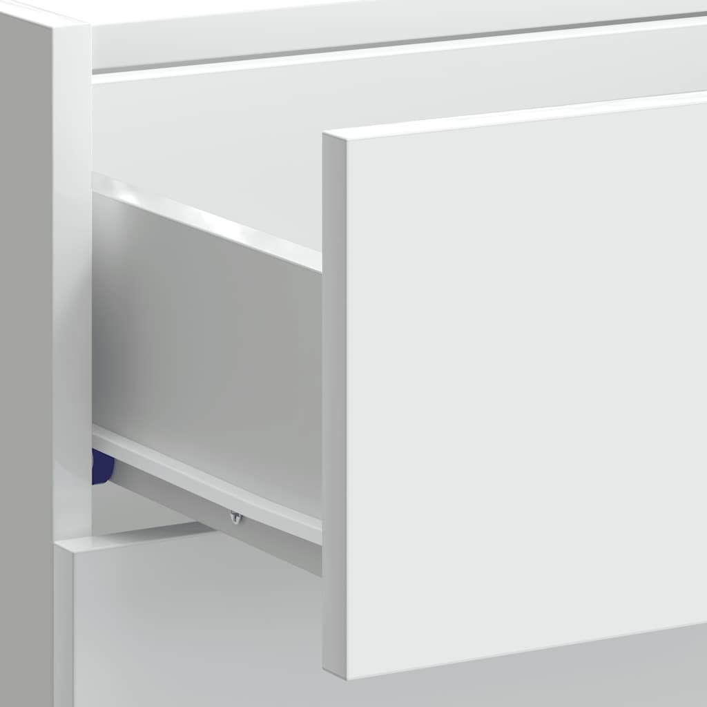 Armario bajo "Lyon" blanco 40x46x81,5 cm madera de ingeniería