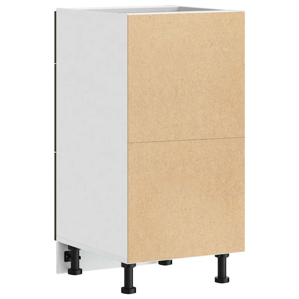 Armario bajo "Lyon" Roble Marrón 40x46x81,5 cm Madera de ingeniería