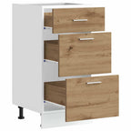 Armario bajo "Lyon" Roble Artesano 40x46x81,5 cm Madera de ingeniería