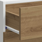Armario bajo "Lyon" Roble Artesano 40x46x81,5 cm Madera de ingeniería