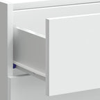 Armario bajo de cocina "Lyon" de madera de ingeniería blanca