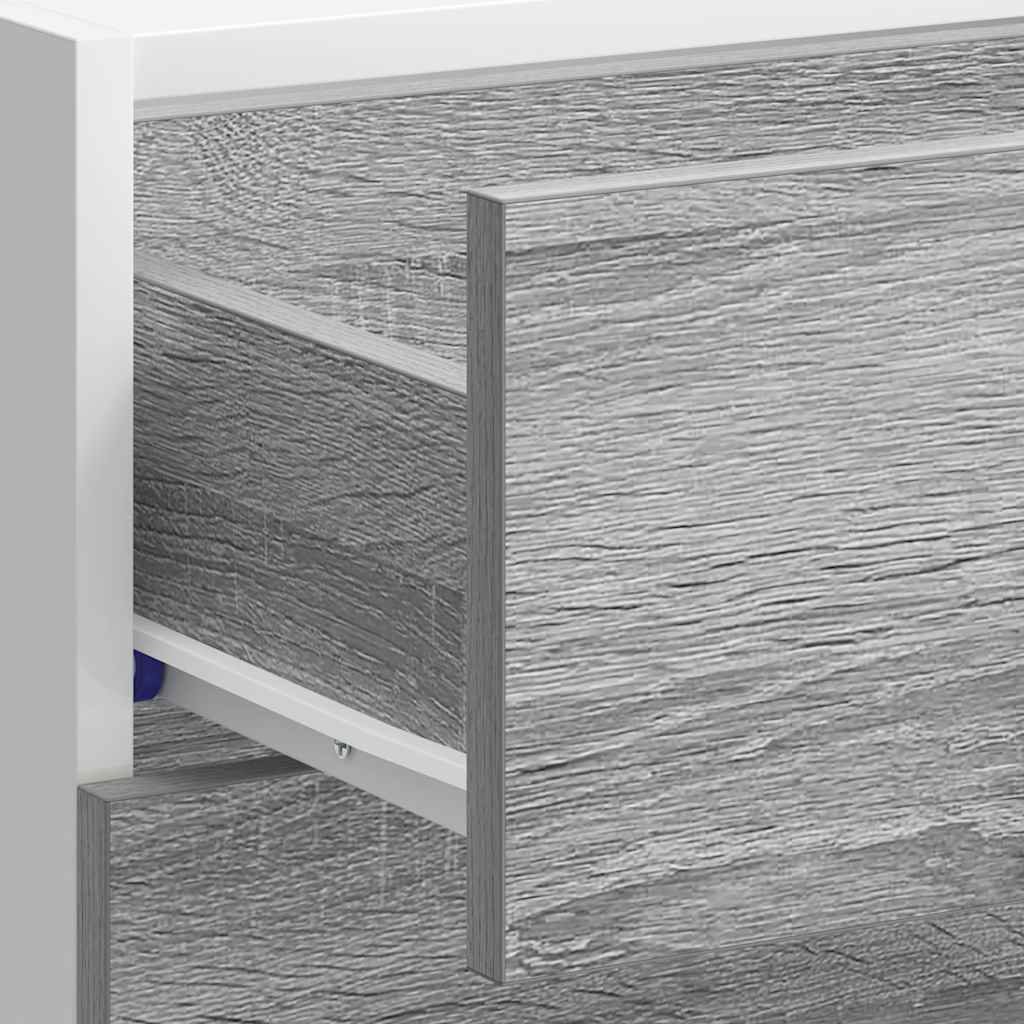 Armario bajo de cocina "Lyon" gris Sonoma de madera de ingeniería