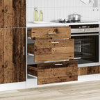 Armario bajo de cocina "Lyon" Madera vieja Madera de ingeniería
