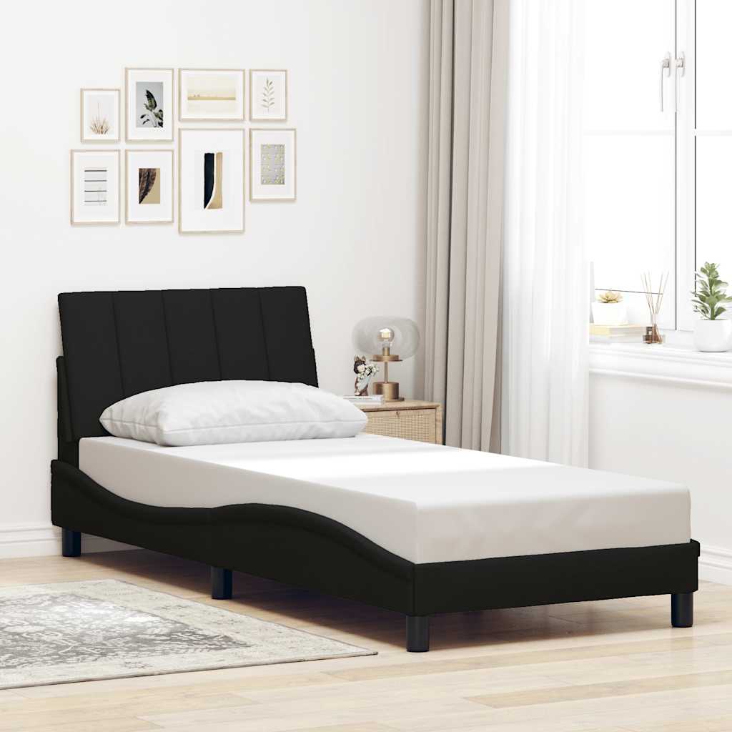 Cama sin colchón madera maciza pino marrón cera 80x200 cm