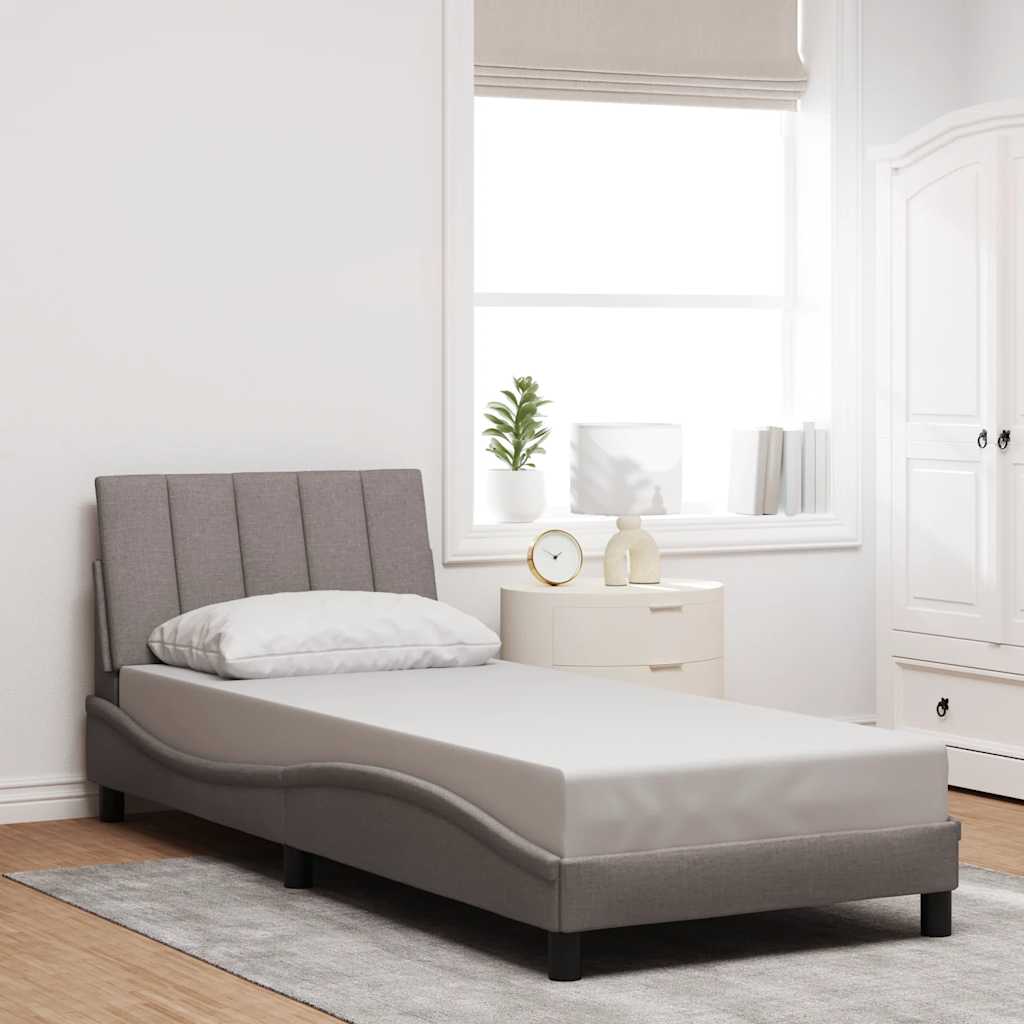 Cama sin colchón madera maciza pino marrón cera 80x200 cm