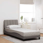 Cama sem colchão madeira maciça pinho castanho cera 80x200 cm