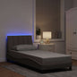 Solid pine white bed frame headboard 180x200 cm