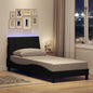 Estructura de cama sin colchón Hanko de tela gris oscuro 160x200 cm