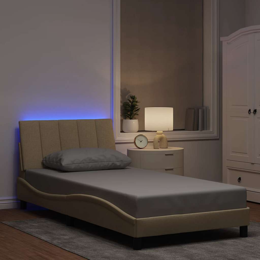 Estructura cama cabecero madera maciza pino blanco 180x200 cm