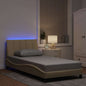 Solid pine white bed frame headboard 180x200 cm