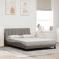 Solid pine white bed frame headboard 180x200 cm
