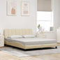 Solid pine white bed frame headboard 180x200 cm
