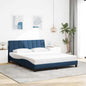 Solid pine white bed frame headboard 180x200 cm