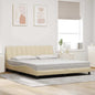 Estructura de cama sin colchón Hanko de tela gris oscuro 160x200 cm