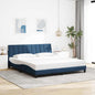 Solid pine white bed frame headboard 180x200 cm