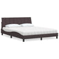 Cama com colchão de tecido cor creme 180x200 cm
