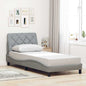 Estructura de cama sin colchón madera maciza pino 75x190 cm