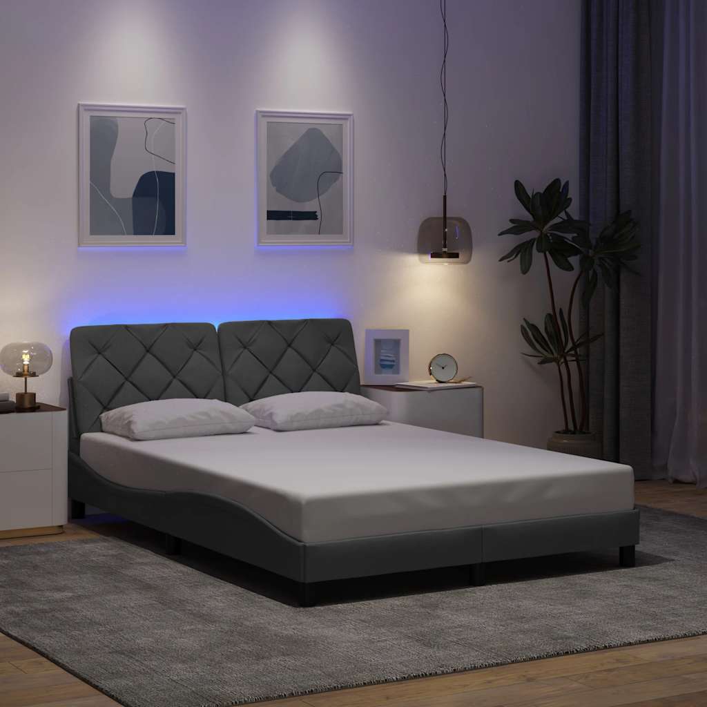 Estructura cama cabecero madera maciza pino blanco 180x200 cm