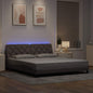 Solid pine white bed frame headboard 180x200 cm