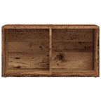 Caja de almacenaje madera de ingeniería envejecida 69,5x34x36cm