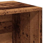 Caja de almacenaje madera de ingeniería envejecida 69,5x34x36cm