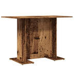 Mesa comedor madera ingeniería madera envejecida 110x60x75 cm