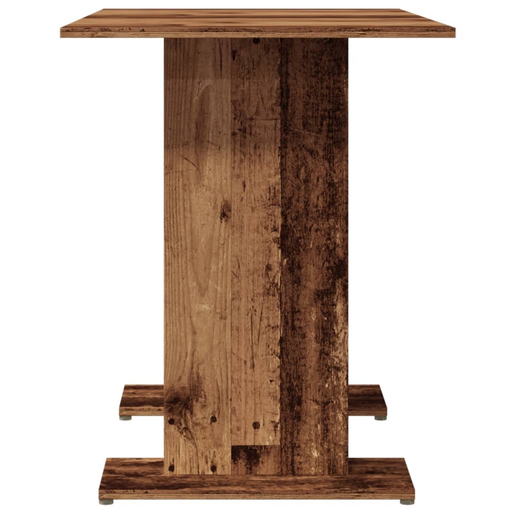 Mesa comedor madera ingeniería madera envejecida 110x60x75 cm