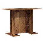 Mesa comedor madera ingeniería madera envejecida 110x60x75 cm