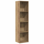 Mueble de TV/Librería roble artesanal 36x30x143cm