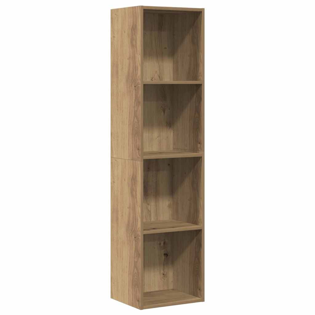 Mueble de TV/Librería roble artesanal 36x30x143cm