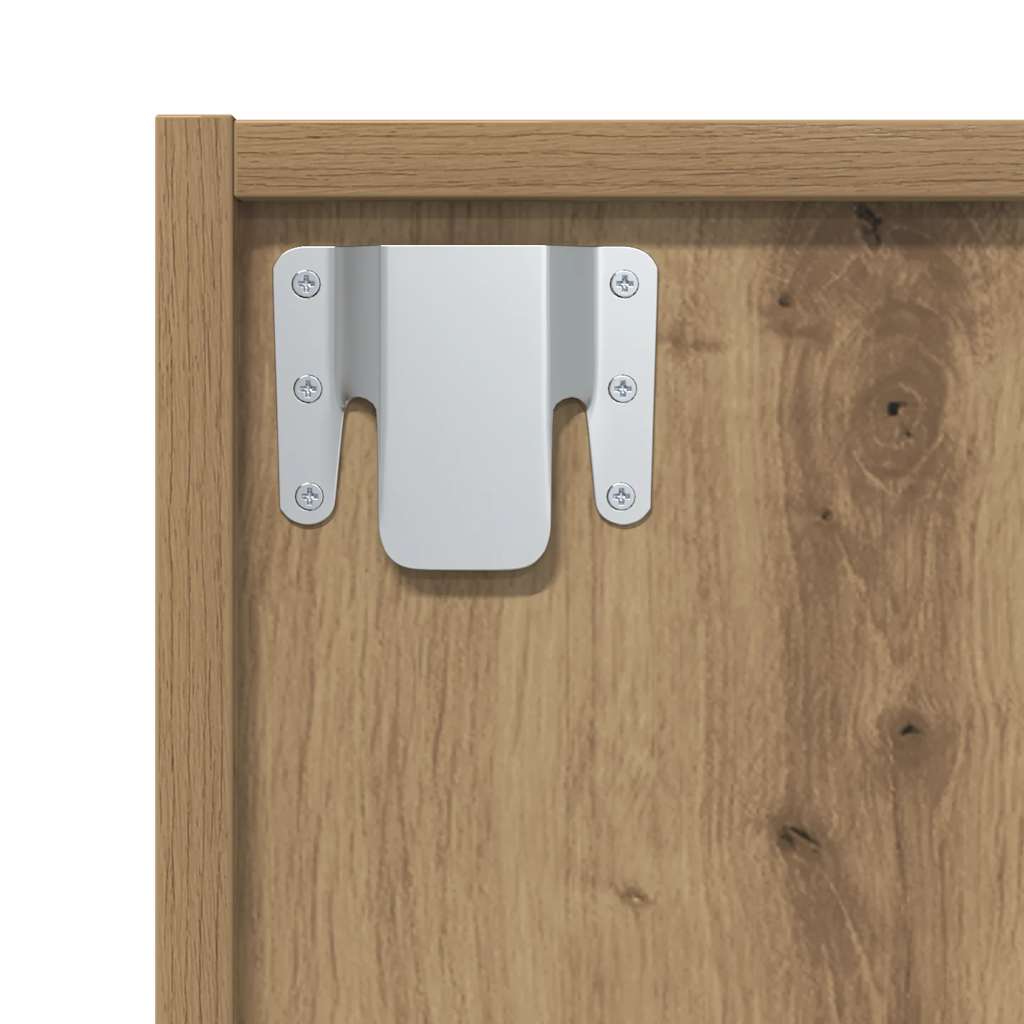 Mueble de TV/Librería roble artesanal 36x30x143cm