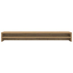 Soporte para monitor de roble artesanal, 100 x 24 x 13 cm, madera de ingeniería