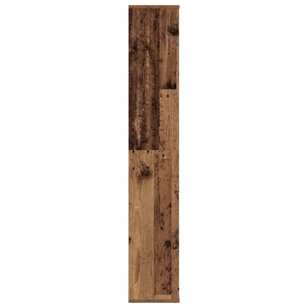 Divisor de espacios/estantería aglomerado madera vieja