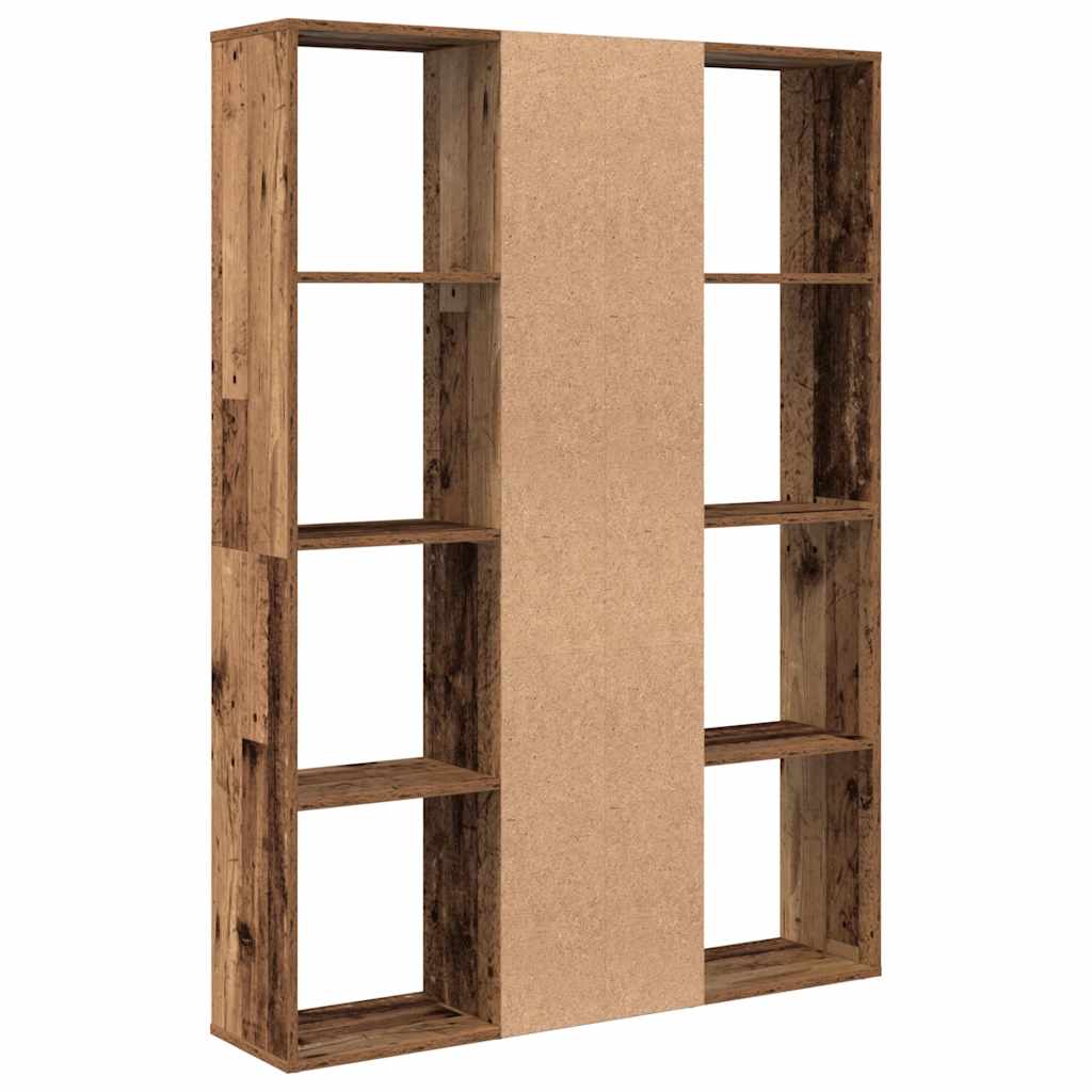 Divisor de espacios/estantería aglomerado madera vieja