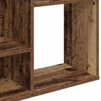 Divisor de espacios/estantería aglomerado madera vieja