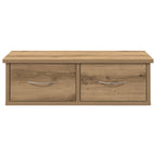 Armario pared madera de ingeniería roble artesano 60x26x18,5 cm
